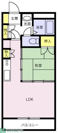 高砂ハイツ石原2の物件間取画像
